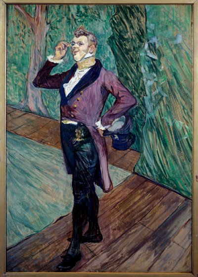 Retrato de cuerpo entero de Henry Samary (1865-1902) de la Comédie Française de Henri de Toulouse Lautrec