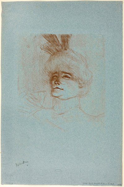 Retrato de la señorita Marcelle Lender, vista de tres cuartos de Henri de Toulouse-Lautrec