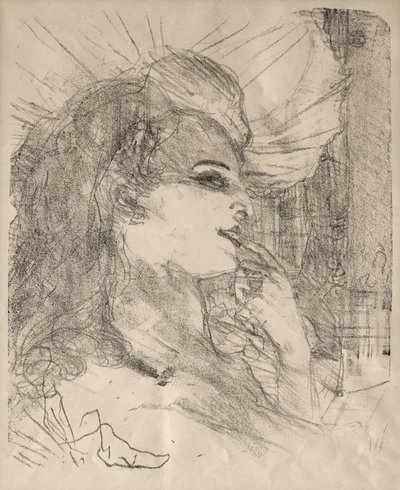Portraits of Actors and Actresses: Thirteen Lithographs: Anna Held de Henri de Toulouse-Lautrec