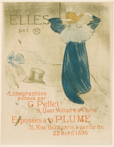 Póster para Elles de Henri de Toulouse-Lautrec