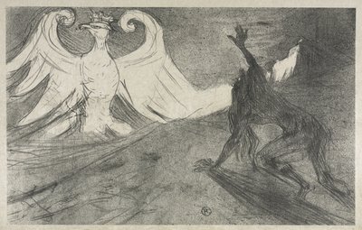 Proyecto para Frontispicio de: Al pie del Sinaí de Henri de Toulouse-Lautrec