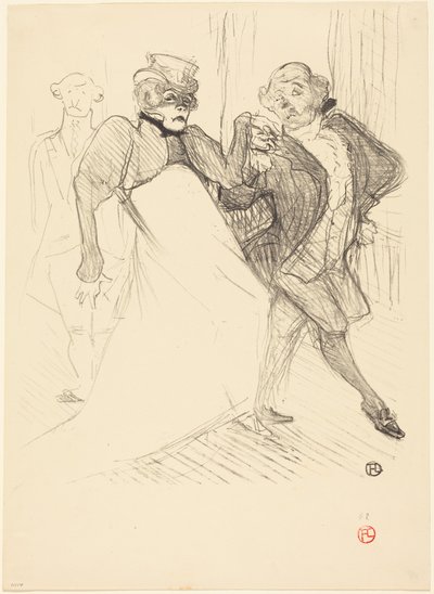 Rejane y Galipaux en «Madame Sans-Gêne» (Réjane y Galipaux en «Madame Sans-Gêne») de Henri de Toulouse-Lautrec