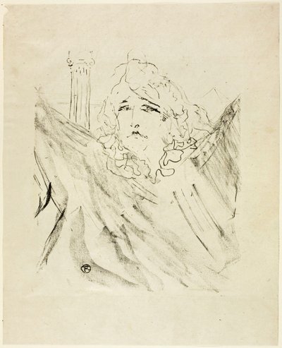 Sarah Bernhardt, de Trece litografías de Henri de Toulouse-Lautrec