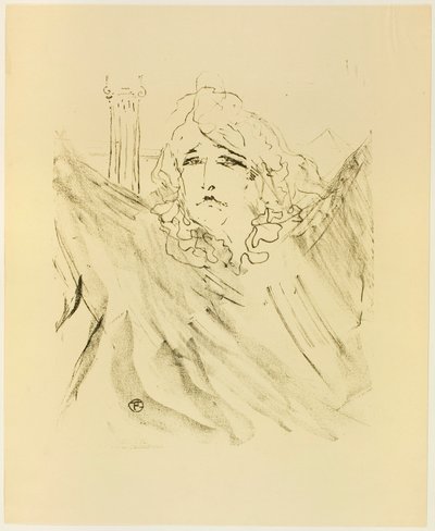 Sarah Bernhardt, de Treize Lithographies de Henri de Toulouse-Lautrec
