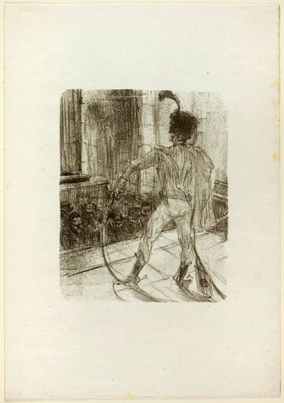 Schlomé Fuss en la Sinagoga, de Au Pied du Sinaï de Henri de Toulouse-Lautrec