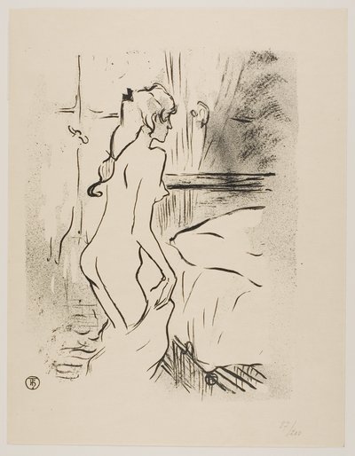 Estudio de una mujer de Henri de Toulouse-Lautrec