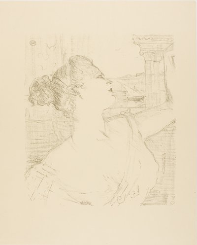 Sybil Sanderson, de Trece Litografías de Henri de Toulouse-Lautrec