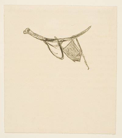 Colofón de Au Pied du Sinaï de Henri de Toulouse-Lautrec