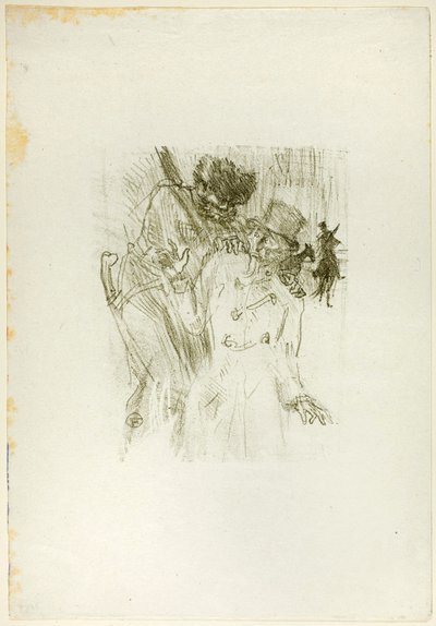 El arresto de Schlomé Fuss, de Au Pied du Sinaï de Henri de Toulouse-Lautrec