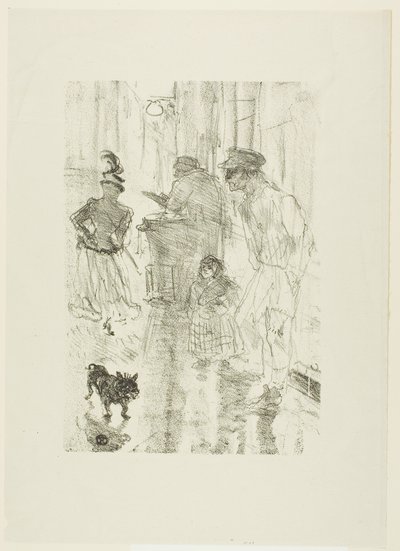 El vendedor de castañas de Henri de Toulouse-Lautrec