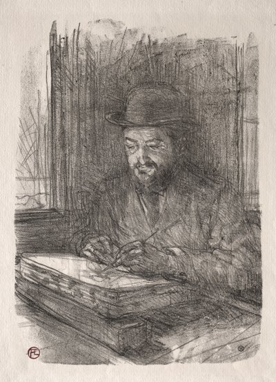 El buen litógrafo de Henri de Toulouse-Lautrec