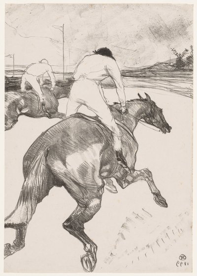 El Jinete de Henri de Toulouse-Lautrec