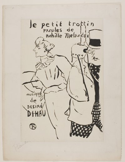 La pequeña chica de los recados de Henri de Toulouse-Lautrec