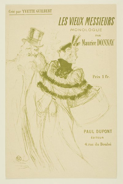 Los viejos caballeros de Henri de Toulouse-Lautrec