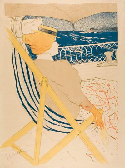 El Pasajero en la Cabina 54—Crucero de Henri de Toulouse-Lautrec