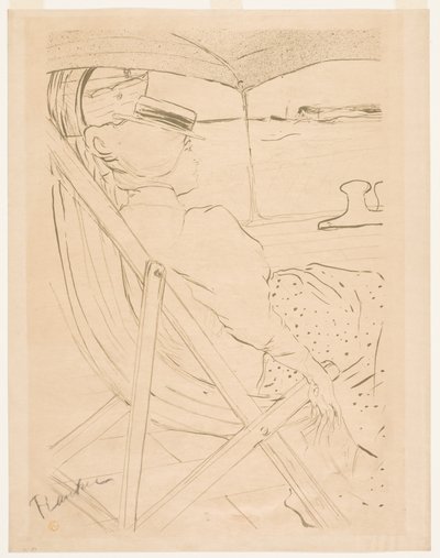 La pasajera del 54 de Henri de Toulouse-Lautrec