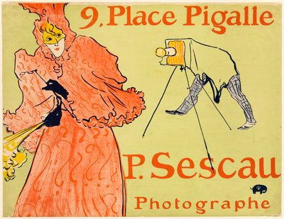 El fotógrafo Sescau de Henri de Toulouse-Lautrec