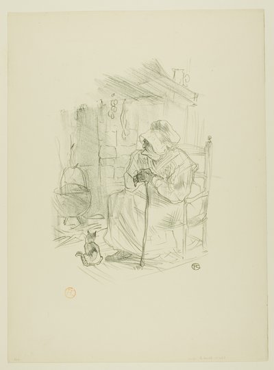El secreto, de Mélodies de Désiré Dihau de Henri de Toulouse-Lautrec
