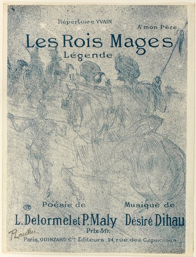 Los Tres Reyes Magos de Henri de Toulouse-Lautrec