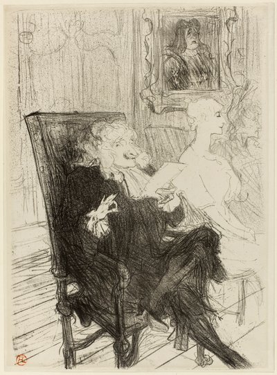 Truffier y Moreno, en Las mujeres sabias de Henri de Toulouse-Lautrec