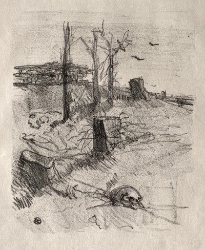 Un cementerio en Galicia de Henri de Toulouse-Lautrec