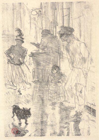 Visage de Henri de Toulouse Lautrec