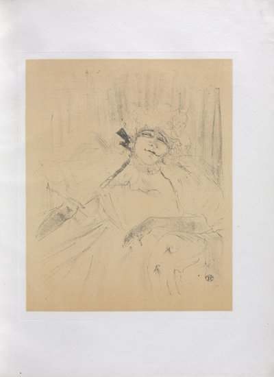 Yvette Guilbert-Serie Inglesa: Chanson ancienne de Henri de Toulouse-Lautrec