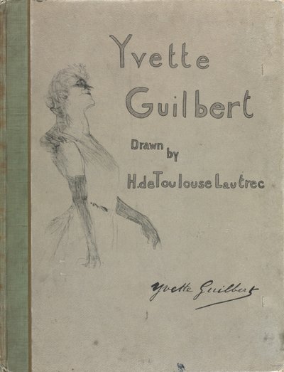 Yvette Guilbert-Serie Inglesa: Portada de Henri de Toulouse-Lautrec