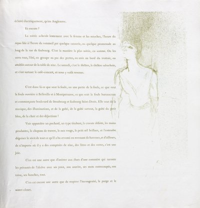 Yvette Guilbert - Serie francesa: No. 9 de Henri de Toulouse-Lautrec