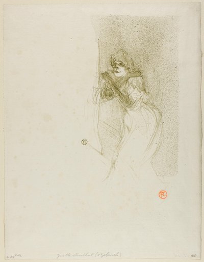 Yvette Guilbert de Henri de Toulouse-Lautrec