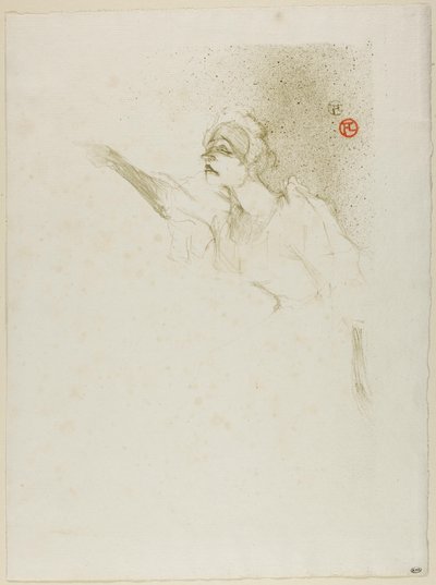 Yvette Guilbert de Henri de Toulouse-Lautrec