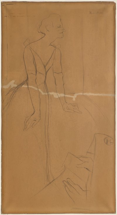 Yvette Guilbert de Henri de Toulouse-Lautrec