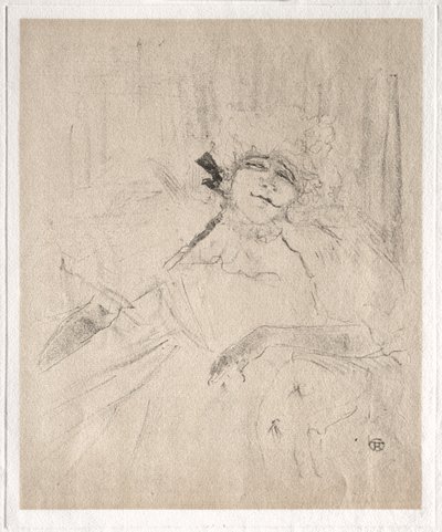 Yvette Guilbert: Chanson Ancienne de Henri de Toulouse-Lautrec