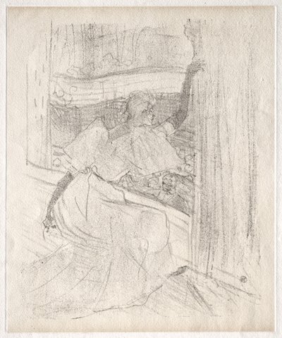 Yvette Guilbert: saludando al público de Henri de Toulouse-Lautrec
