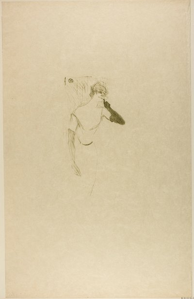 Yvette Guilbert, en Colombine à Pierrot de Henri de Toulouse-Lautrec