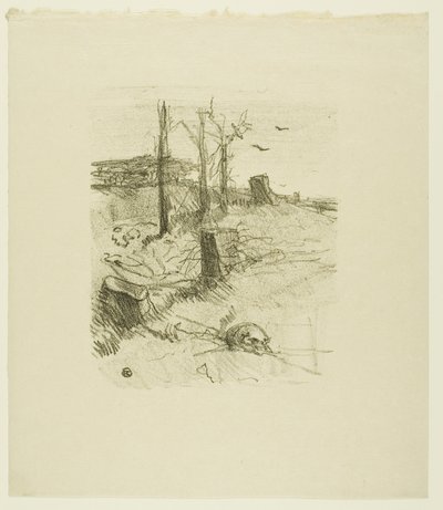 Un Cementerio en Galicia, de Au Pied du Sinaï de Henri de Toulouse Lautrec