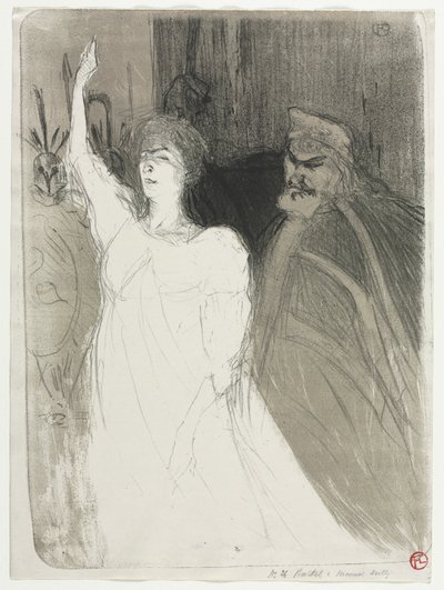 Una idilio principesco, Clara Ward de Henri de Toulouse Lautrec