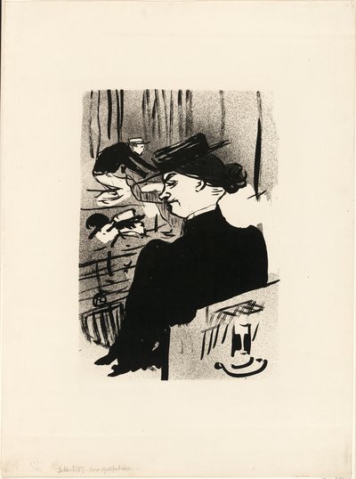 Un espectador, de Le Café-Concert de Henri de Toulouse Lautrec