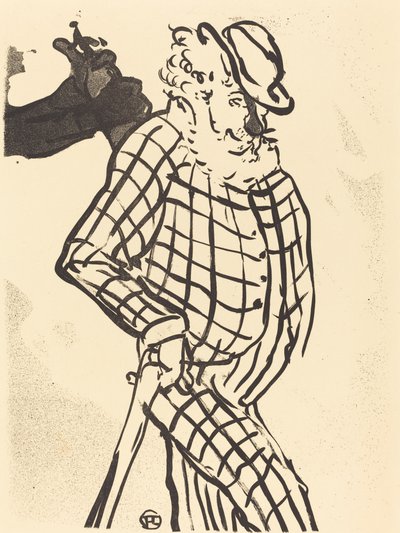 Cantante americano Chanteur américain, 1893 de Henri de Toulouse Lautrec