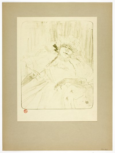 Una vieja canción, plato cinco de Yvette Guilbert de Henri de Toulouse Lautrec
