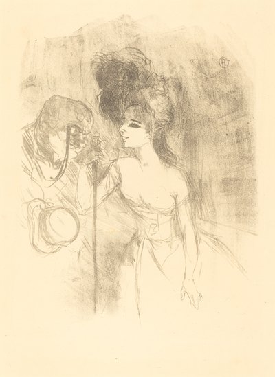 Anna Held y Baldy de Henri de Toulouse Lautrec