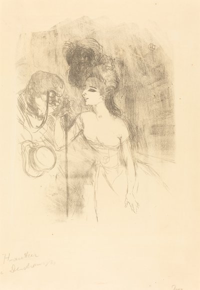 Anna Held y Baldy de Henri de Toulouse Lautrec