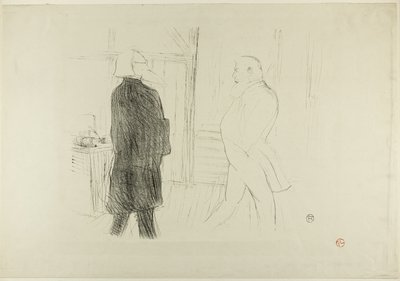 Antoine y Gémier, en Una quiebra de Henri de Toulouse Lautrec