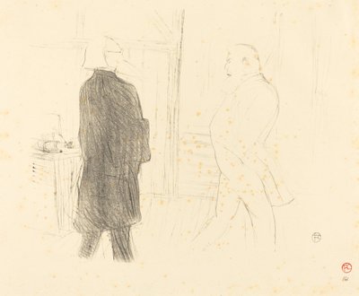Antoine y Gémier en Une Faillite, 1894 de Henri de Toulouse Lautrec
