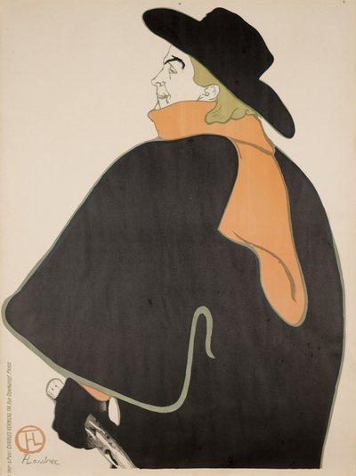 Aristide Bruant en su Cabaret de Henri de Toulouse Lautrec