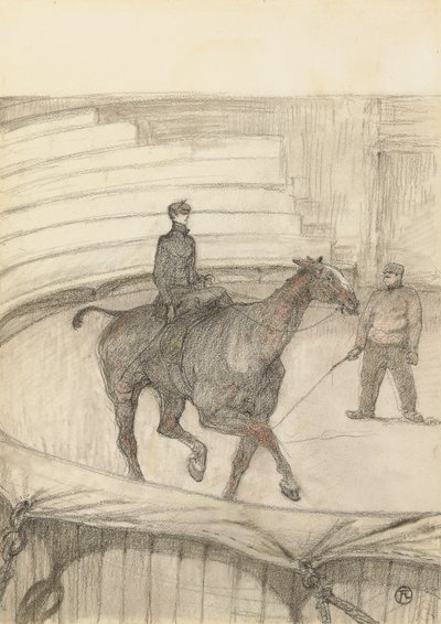 En el circo: Ensayo, 1899 de Henri de Toulouse Lautrec