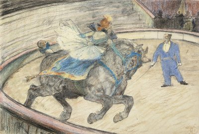 En el circo: Trabajo en el anillo, 1899 de Henri de Toulouse Lautrec