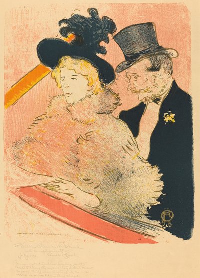 En el concierto Au concert, 1896 de Henri de Toulouse Lautrec