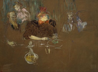En la mesa de Monsieur y Madame Natanson de Henri de Toulouse Lautrec