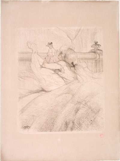 En la cama de Henri de Toulouse Lautrec